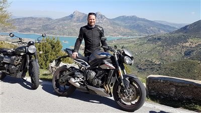 Erste Fahrt mit den 2017er Triumph Bikes