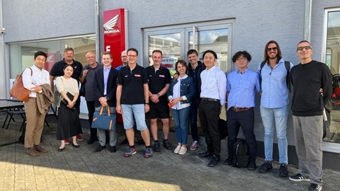 Honda Semmler - Hoher Besuch von Honda