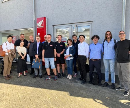 Honda Semmler - Hoher Besuch von Honda