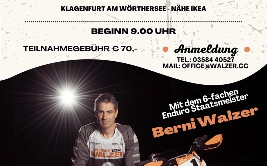 Kids MX Fahrtechnik-Training mit Berni Walzer Bild 1: Kids MX Fahrtechnik-Training mit Berni Walzer