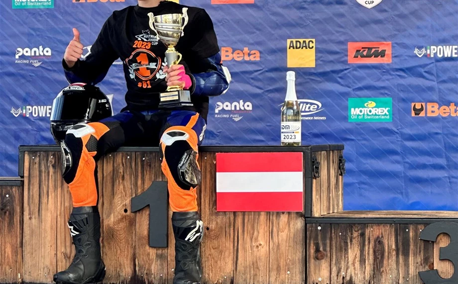 Daniel Krabacher Austrian Junior Cup Sieger 2023 Bild 1: Daniel Krabacher Austrian Junior Cup Sieger 2023