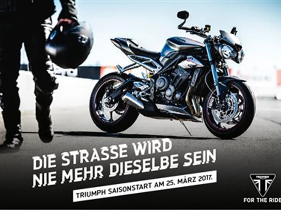 Triumph Saisonstart 2017 Bild 1: Triumph Saisonstart 2017
