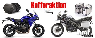 Jetzt Kofferaktion für Reisemotorräder