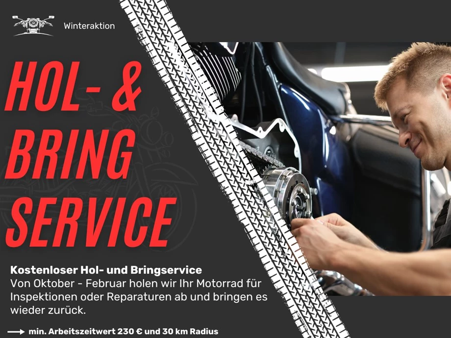 Kostenloser Hol- und Bringservice  Bild 1: Kostenloser Hol- und Bringservice