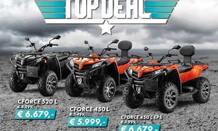CFMoto TOP DEAL  jetzt nur für kurze Zeit, Spare bis zu 1000-1500 € 