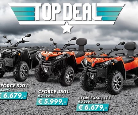 CFMoto TOP DEAL  jetzt nur für kurze Zeit, Spare bis zu 1000-1500 € 