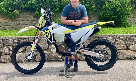 Übergabe einer Husqvarna TE 300!