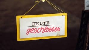 Freitag 27.Oktober GESCHLOSSEN !!!