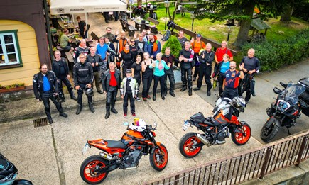 KTM Ausfahrt zum Ješted