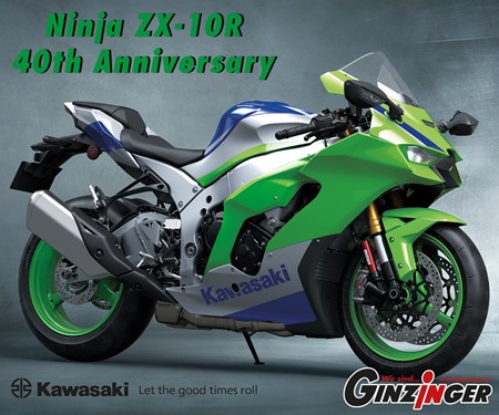 Die Sondermodelle zum Kawasaki Ninja 4oth Anniversary