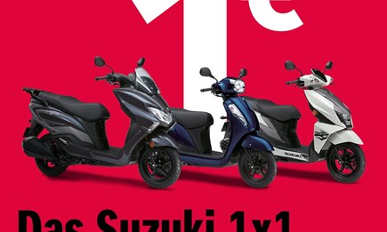 SUZUKI 1X1 Suzuki 125er Roller Sonderfinanzierung ab 1 € pro Tag