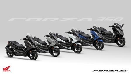 Neue Farben für Honda ADV350, Forza 125 und Forza 350 im Modelljahr 2024