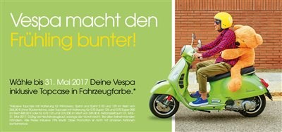 Vespa Topcase Aktion