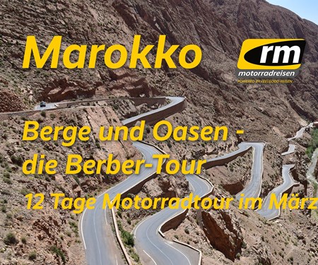 Motorradmärchen Marokko: Sei dabei im März!