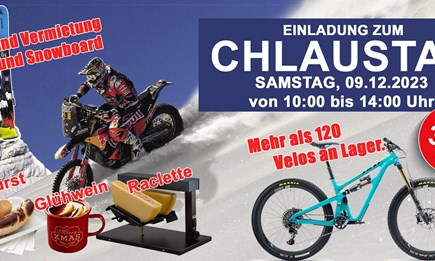 Chlaustag Samstag 09. Dezember 2023 | 10:00 bis 14:00 Uhr
