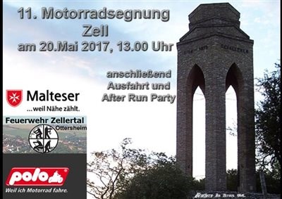 Motorradsegnung in Zell