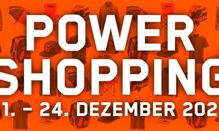 KTM POWERSHOPPING im Dezember