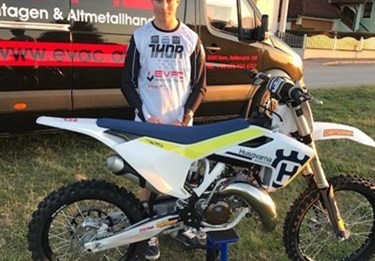 TC 125 Übergabe an das EVAC Racing- Team !