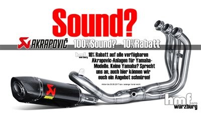 Akrapovic / Remsu Aktion - Bock auf Sound?