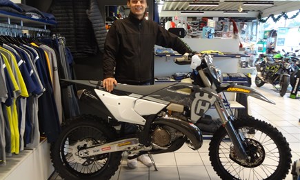 Roll out einer Husqvarna TE 300 Pro!