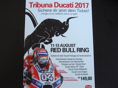 MOTO GP Karten bei uns erhältlich!!