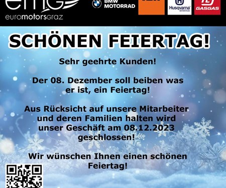 Freitag, 08.12.2023 geschlossen