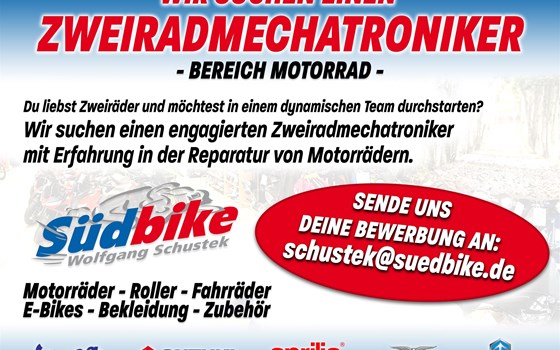 Suchen Zweiradmechatroniker  - Bild 1