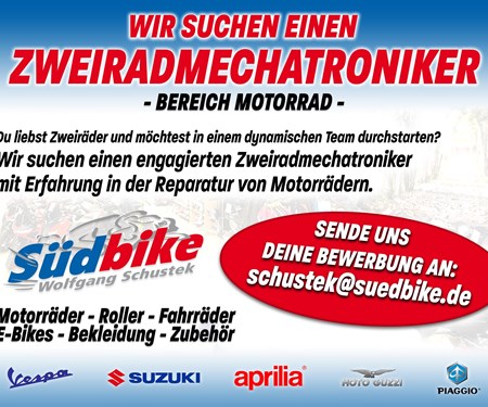 Suchen Zweiradmechatroniker 