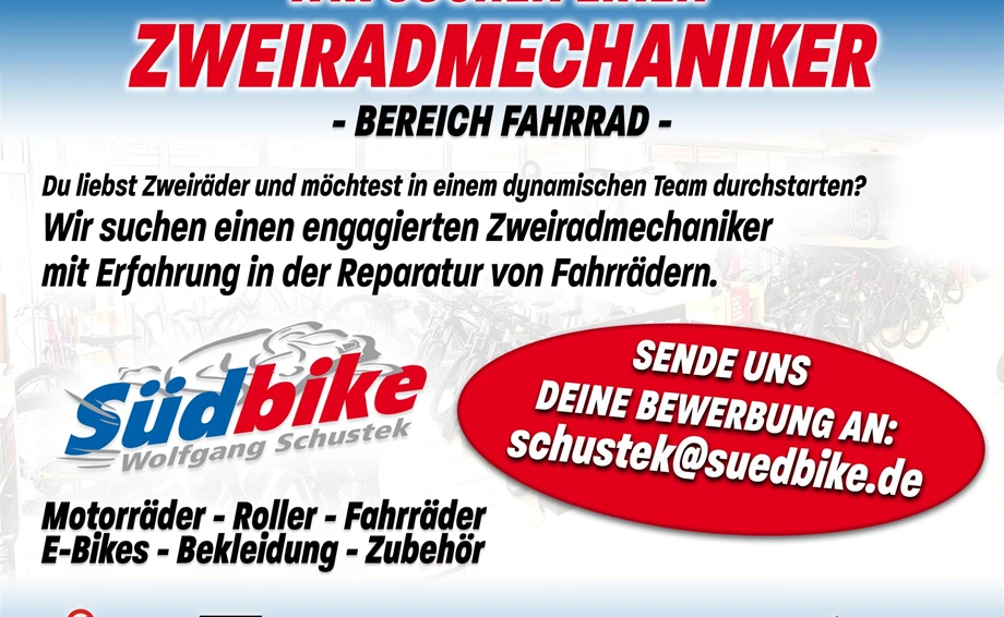 Suchen Zweiradmechatroniker  Bild 2: Suchen Zweiradmechatroniker