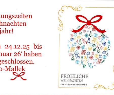 Öffnungszeiten zu Weihnachten