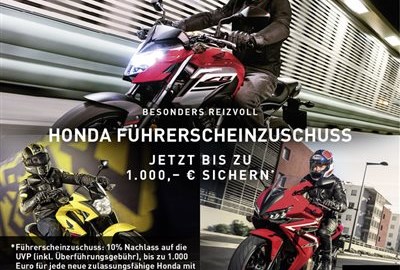 Honda Semmler- Führerschein Aktion ENDET 