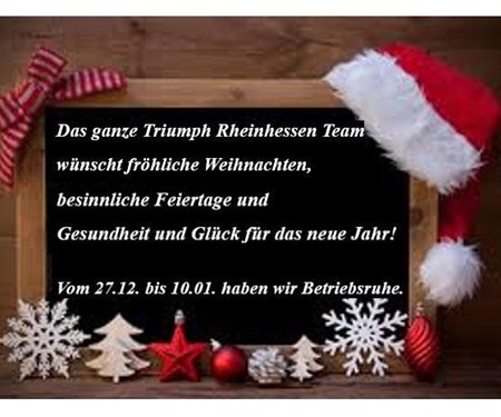 Fröhliche Weihnachten und einen guten Rutsch