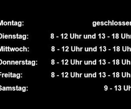 Neue Öffnungszeiten