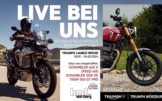 Triumph Launch Woche - Bild 1