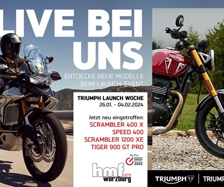 Triumph Launch Woche