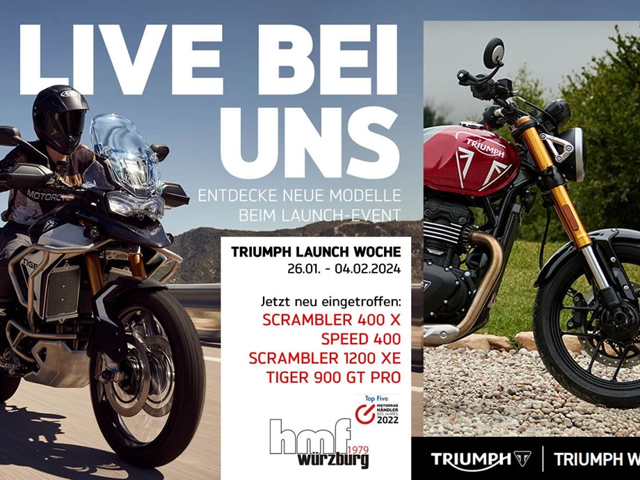 Triumph Launch Woche Bild 1: Triumph Launch Woche