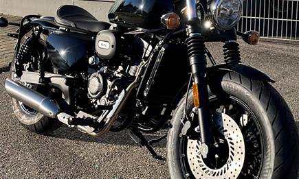 125er Bobber mit 15 PS und ABS von Hanway - auch mit Autoführerschein fahrbar 