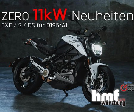 ZERO 11kW Neuheiten S / DS und FXE