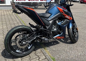 Zontes 125 U mit ABS und 15 PS in tollem blau/orange