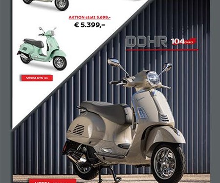 VESPA GTS Aktion