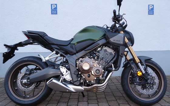 Modell 2024: CB650R  in Matt Laurel Green Metallic Matt Laurel Green Metallic - Bild 3