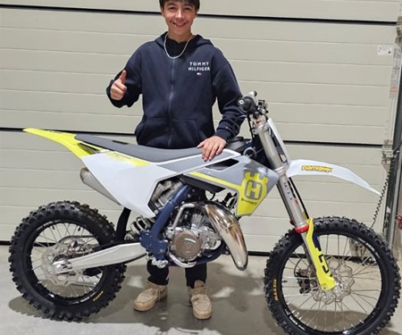 Husqvarna TC 85 und Luca  sind für die MX-ÖM  bereit !