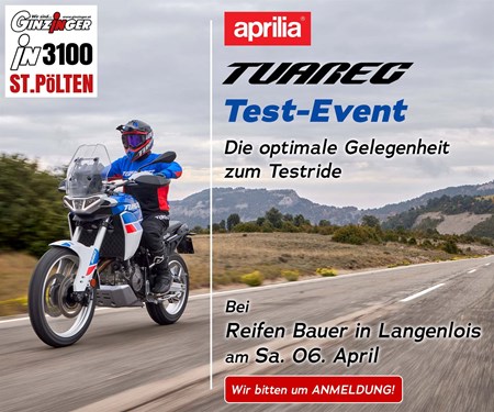 Aprilia Tuareg 660 Test-Event bei Reifen Bauer
