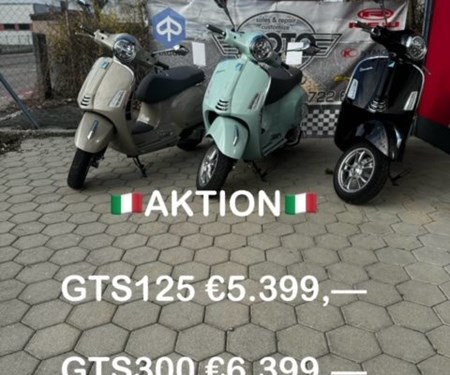 VESPA GTS AKTION