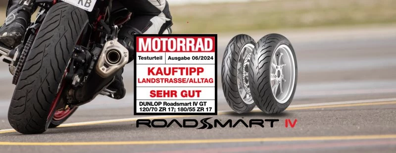 Dunlop Roadsmart IV GT ist top! Bild 2: Dunlop Roadsmart IV GT ist top!