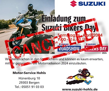 Tag der offenen Tür ist abgesagt