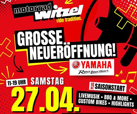GROSSE NEUERÖFFNUNG YAMAHA PARTER STORE