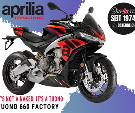 Aprilia Tuono Factory 660 in neuen Farben