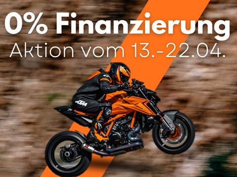 0% FINANZIERUNGSAKTION für KTM 