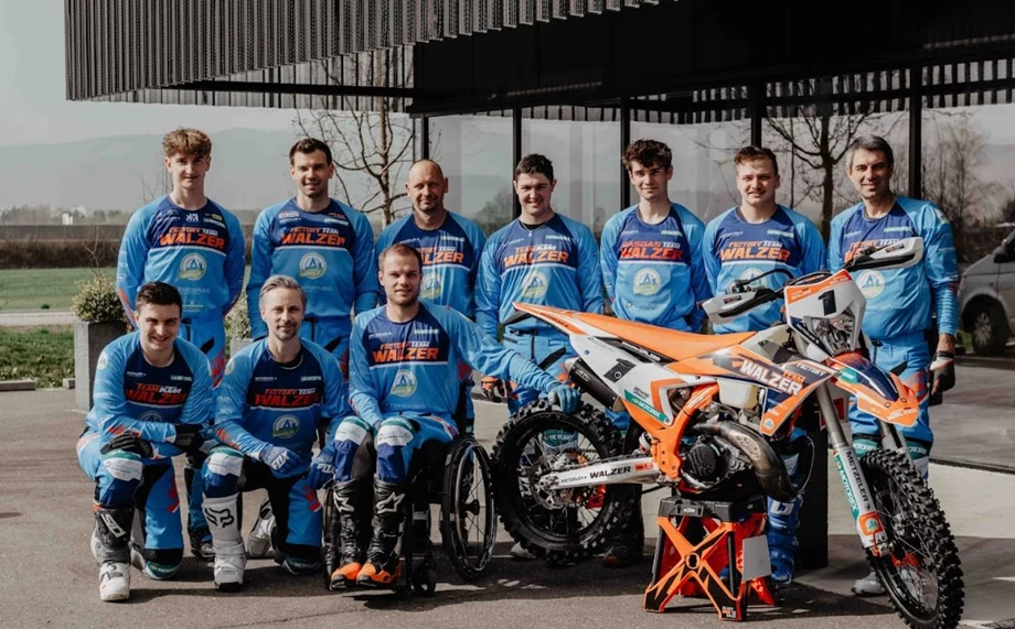 Das KTM - GASGAS Walzer Enduro Rennteam ist bereit für eine spannende Saison 2024 Bild 1: Das KTM - GASGAS Walzer Enduro Rennteam ist bereit für eine spannende Saison 2024